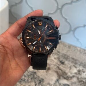 Diesel Black and Orange watch